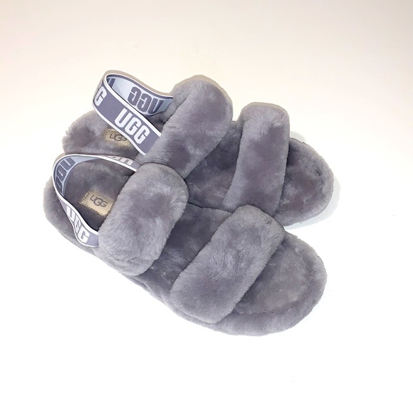 NWOT Ugg Women’s Oh Yeah Slipper Soft Amethyst Gray Size 9 - Picture 9 of 13